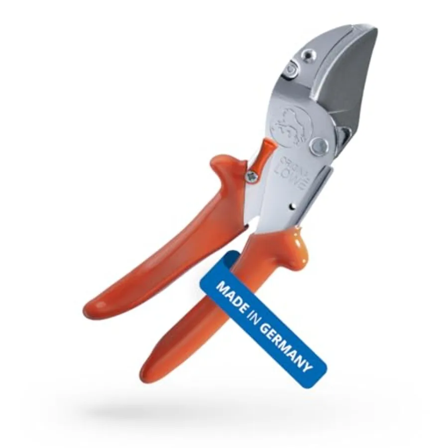 

10 Professional Anvil Pruning Shears 10.107 with Bypass Geometry - Innovative Sharp Shears with Ergonomic Handles and Non-Stick