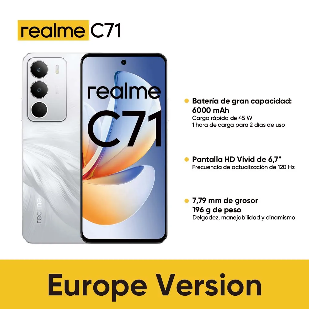 SMARTPHONE REALME C71 8GB 256GB