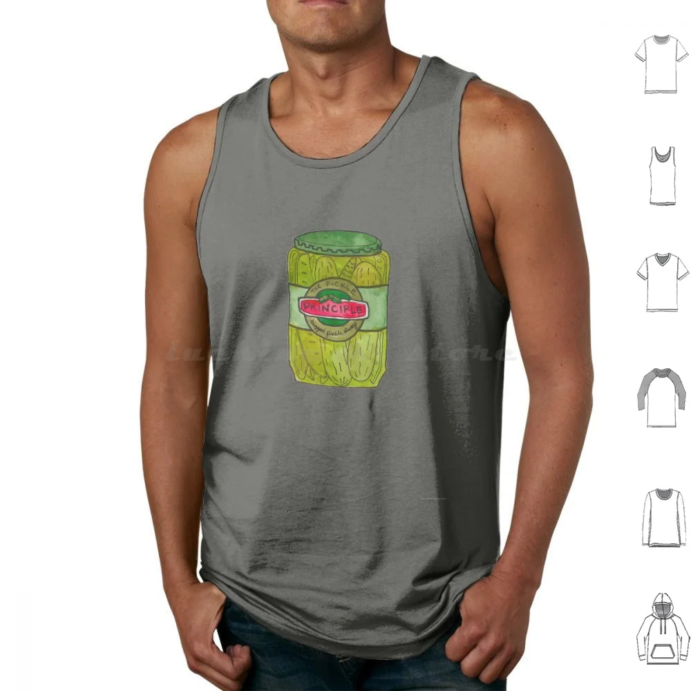 The Pickle Principle : Biggest Pickle Always Tank Tops Vest Sleeveless Pickle