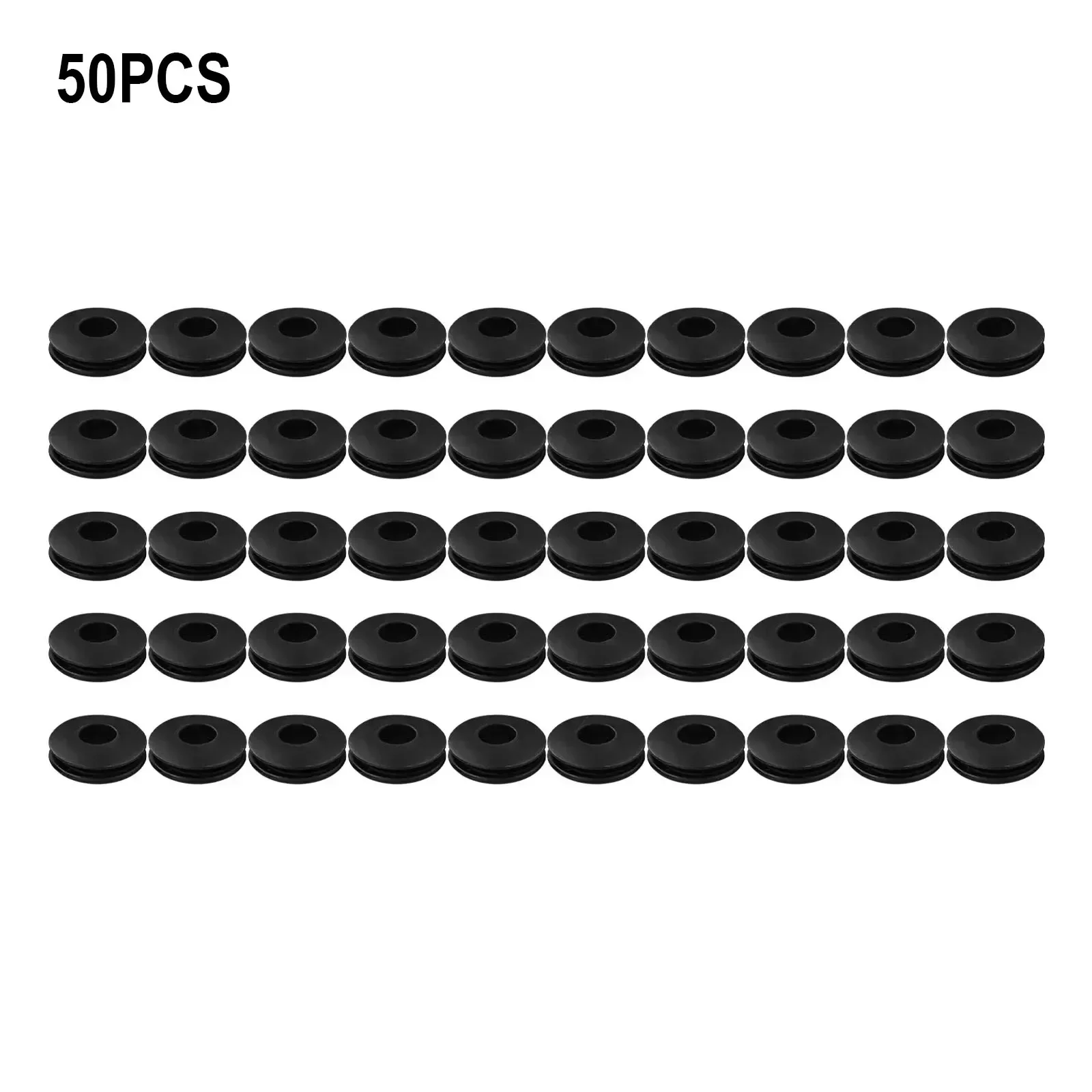 

50PCS Plastic Eyelets Set Round Eyelets Tarpaulin Eyelets Solar Cover Pool For Repairing Tarpaulins And Securing Solar Covers