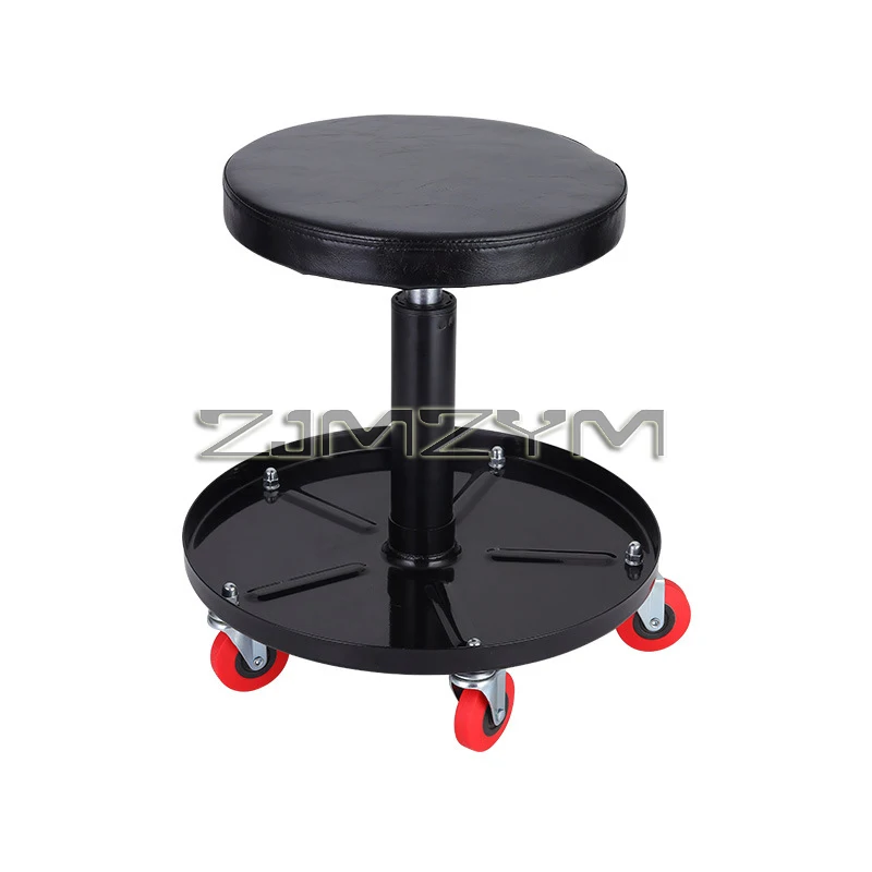 Car Repair Stool Auto Repair Tool Adjustable Lifting and Round Workshop Repair Seat Mechanical Repair Seat