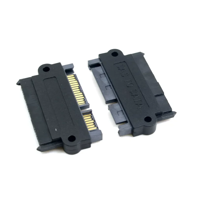 for NVME Right Angle Elbow SFF-8482 SAS to SATA Cable SAS Hard Disk to Main Board SATA Adapter 15P