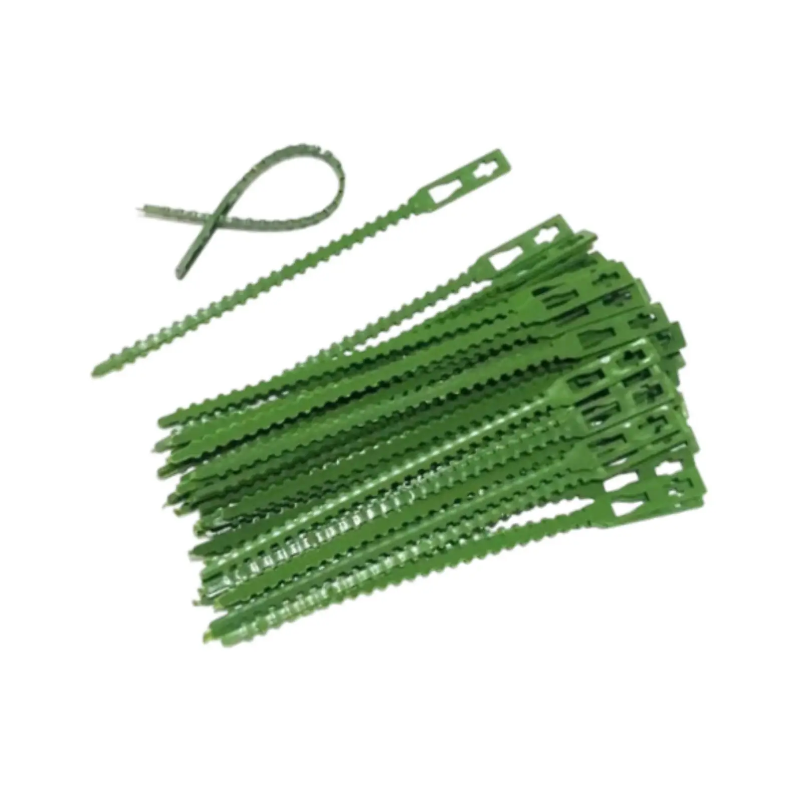 Pack de 50 bridas ajustables para plantas, bridas flexibles y multiusos, soporte