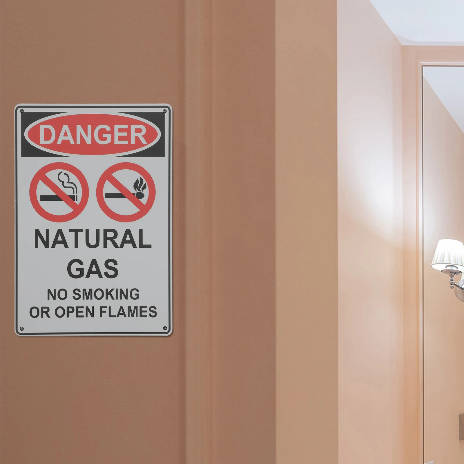 

No Smoking Public Non-Smoking Warning For Hotel Office Wall Gas Station Outdoor Reminder Board Material Long Lasting Use