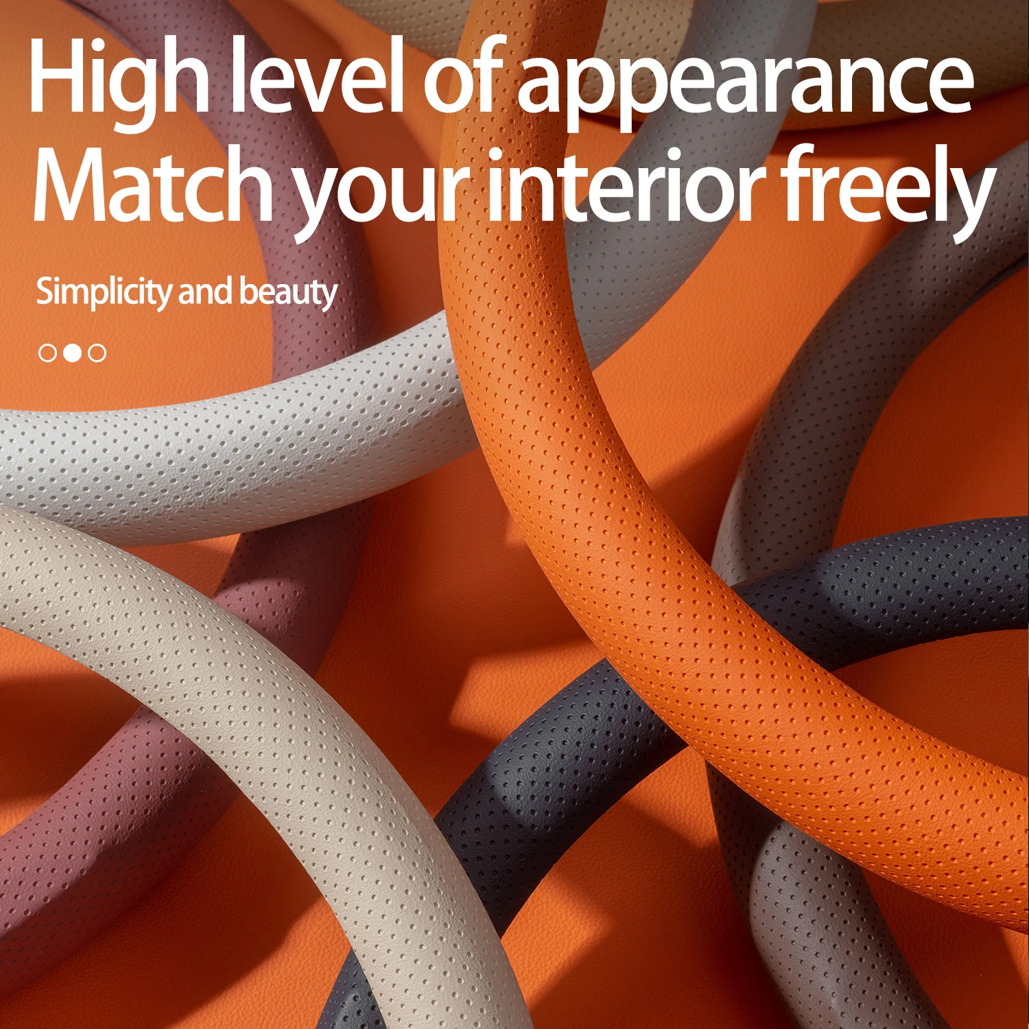 مناسبة لسيارات BMW غطاء عجلة القيادة 357 سلسلة X1 iX3 X2 X5 X6 X7 M4 GT320 li330 325 رقيقة جدا أربعة مواسم تنفس #6