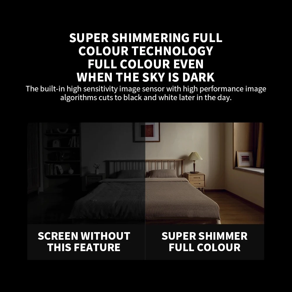 샤오미 스마트 카메라 C700 8MP 4K 울트라 HD 저조도 풀 컬러 아기 울음 감지 양방향 음성 통화 감시 카메라, 신제품 - 썸네일 4