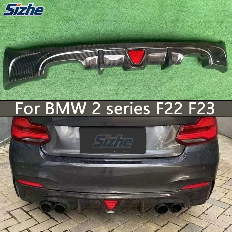 

Для BMW F22/F23 Премиум задний дифференциал и сплиттер из углеродного волокна, спойлер, задняя губа | Сертифицированный в ЕС комплект кузова прямого кроя для 2 серии 220/