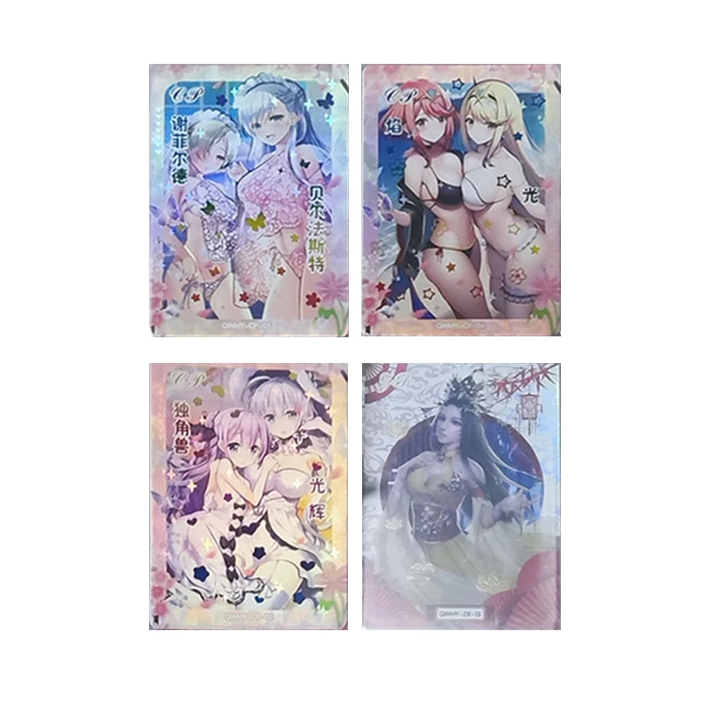 Anime japonais histoire de déesse Mona Keqing HMS Sheffield Yor Forger cartes à collectionner cadeaux d'anniversaire de noël jouets pour enfants