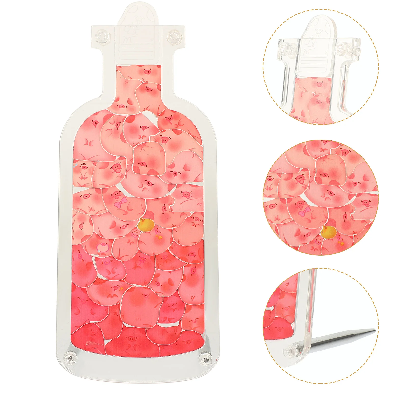 

Transparent Puzzle Desktop Drift Bottle Decor Educational Toys Childrens Model Kids Decors Adornment Acrylic Handicraft