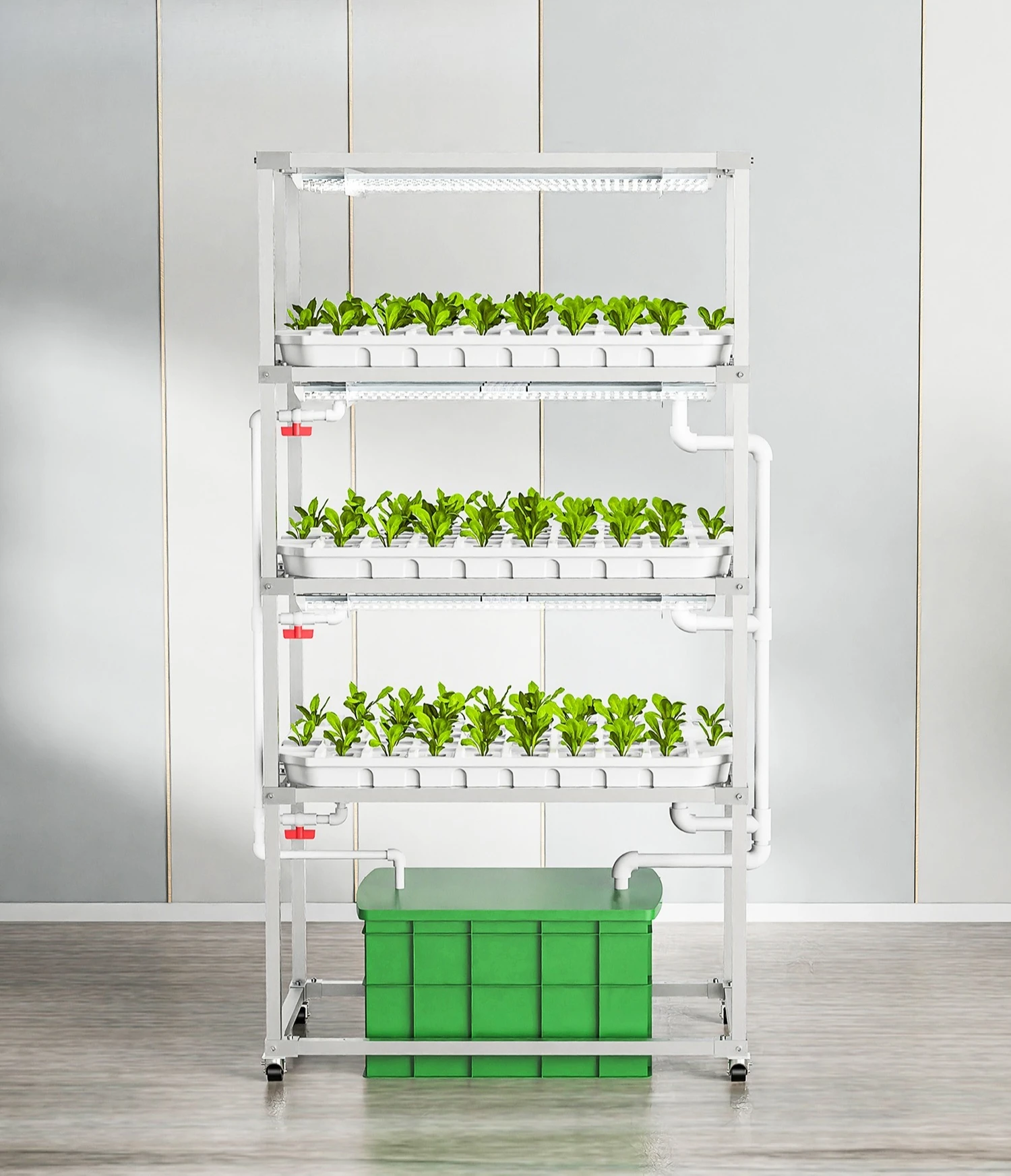 2025년형 아연도금 물받이형 실내 지능형 수경재배 무토양 재배 프레임