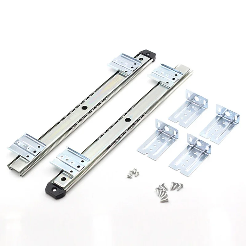 

Computer Keyboard Rack Rail Computer Desk Slide Rail Suspension Rail Drawer Keyboard Rack Rail 35MM Wide Hardware Accessories