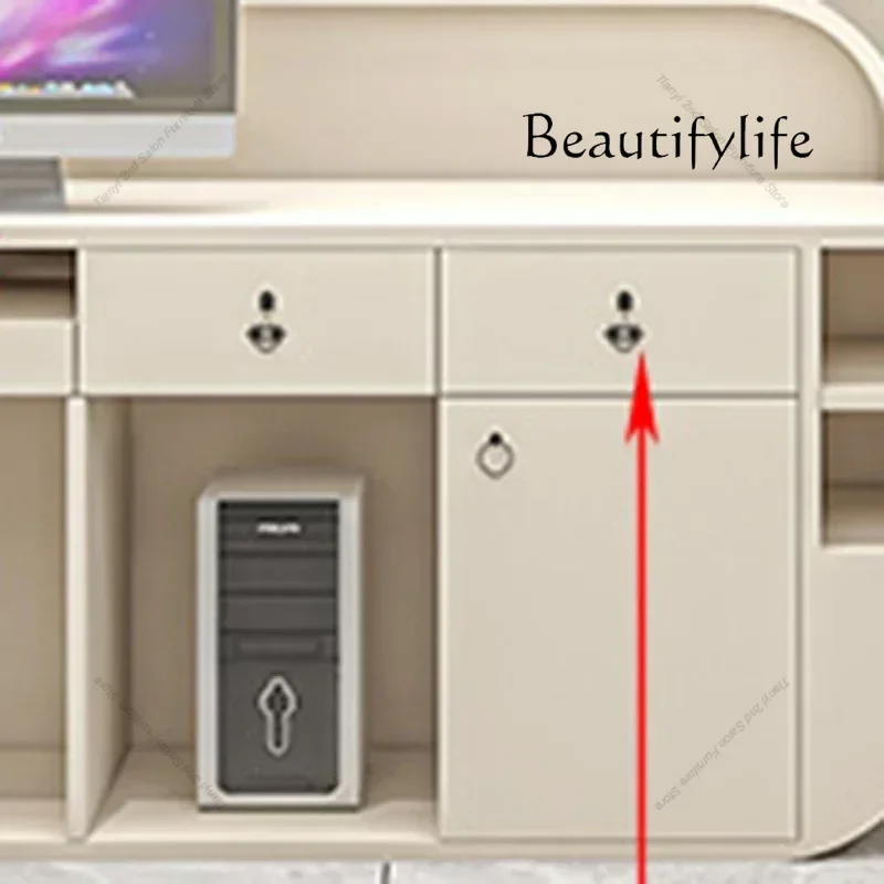 Italian Style Beauty Salon Reception Desks Clothing Store Luxury Simplicity Reception Desks Designer Furniture Receptionen HBRD
