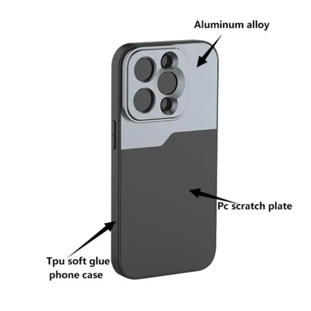 FOR IPhone16 Series Mobile Phone Case 17mm Interface Threaded Mobile Phone Lens Case Interface