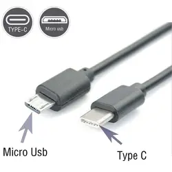 Usb-c para cabo macho micro usb, 1pc, sincronização, tipo c otg carregador, adaptador de cabo, durável, dados, conector, disco u, transferência rápida