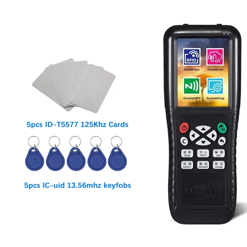 New X100 Duplicator RFID Reader Icopy Advanced Decryption Programmer Copier Writer for 13.56mhz 125khz