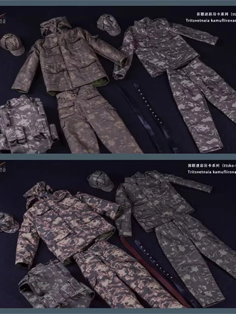 

Марсделиин игрушки 1/6 военная фигурка советский RUS-036 RUS-037 камуфляжная одежда обувь жилет сумка для аксессуаров для мужского тела 12 дюймов