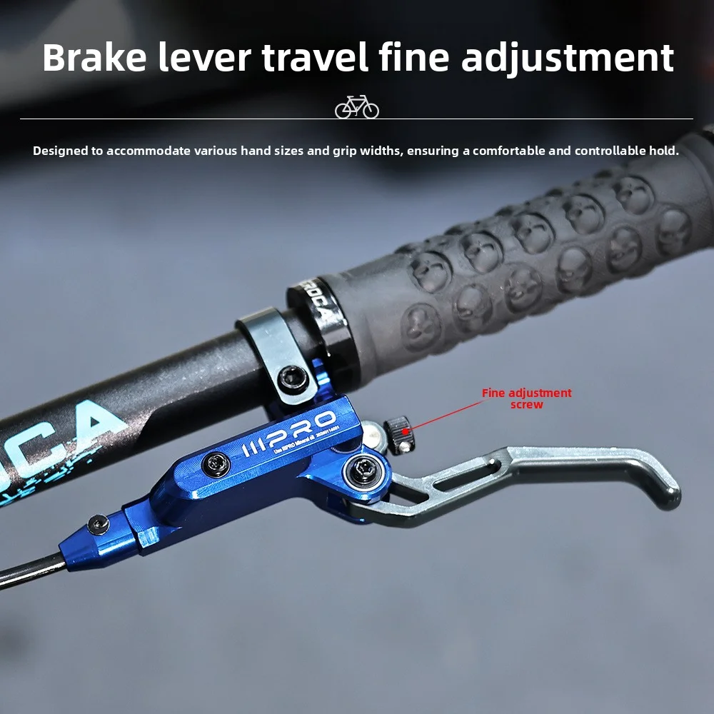 IIIPRO 4-piston MTB Hydraulic Brake Left Front Right Rear 4 Piston Brakes CNC Split Mountain Bike E-bike for shimano Cycling