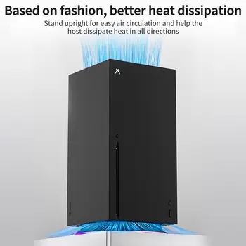 全新 Xbox Series X 主機 RGB 底座垂直散熱支架,適用於 Xbox 主機配件 10 最佳銷售 Xbox Series X 支架 - №6