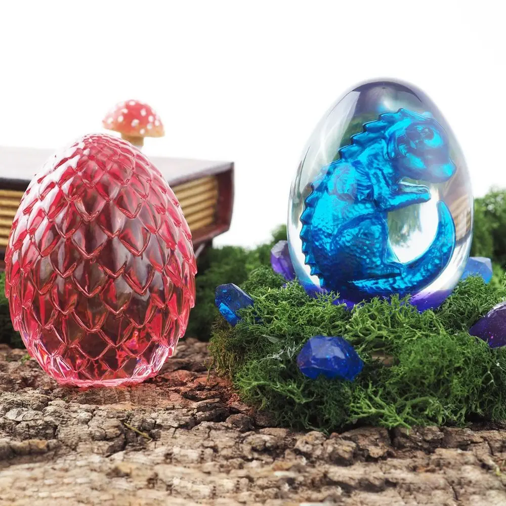 Casting Mold Silicone Material Dragon Egg Mold 3D Design Animal Shape Dinosaur Mold DIY Mold Silicone Mold Easter Crafting