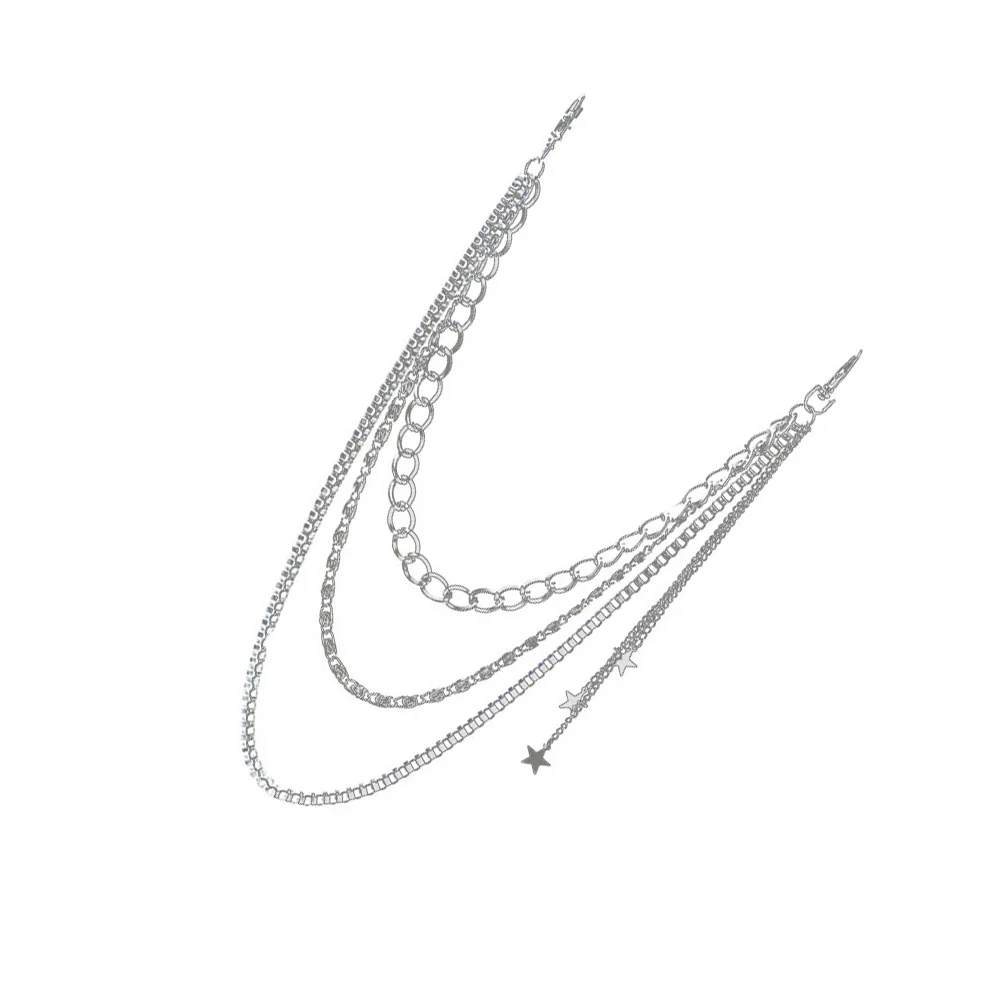 

1 pc Alloy Waist Chain Punk Style Multi-Layer Pendant For Jeans Pants Skirt Disco Party Wear Versatile Trousers