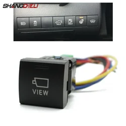 Car illuminate LED Light Camera View Switch Control Button For Toyota Camry Altis Hilux LC300 2018 Rav4 Prado 150 accessories