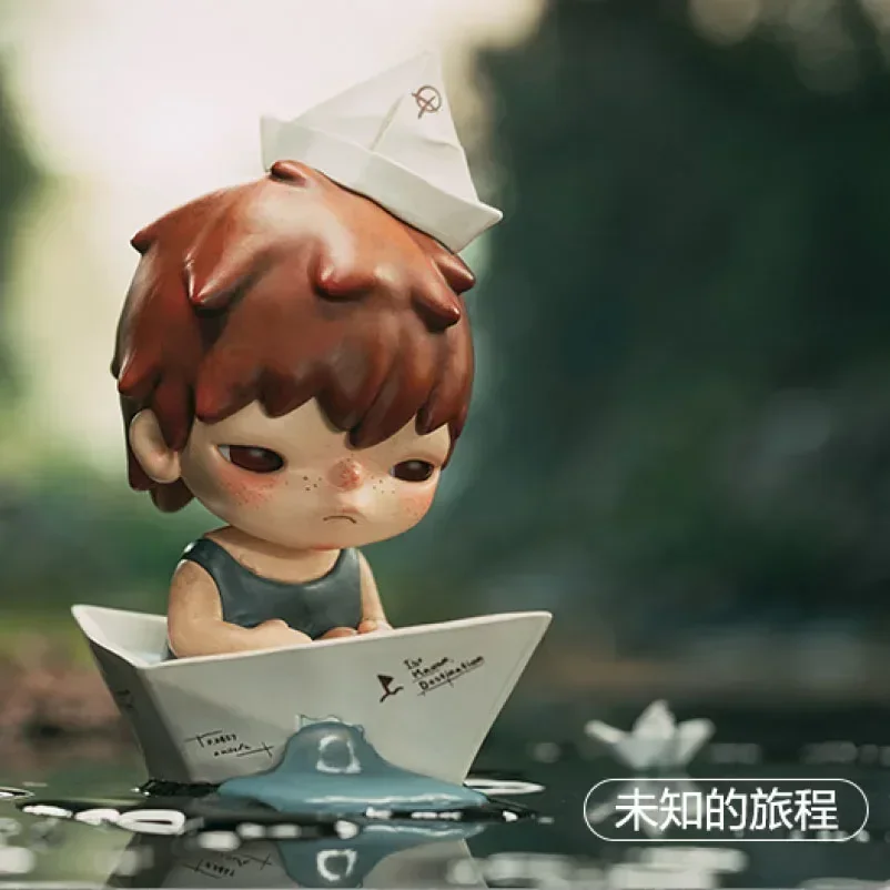 

Pop Mart Hirono Little Mischief Series слепая коробка Mystery Box Caixa Sorpresa аниме фигурки для девочек милая модель подарок на день рождения