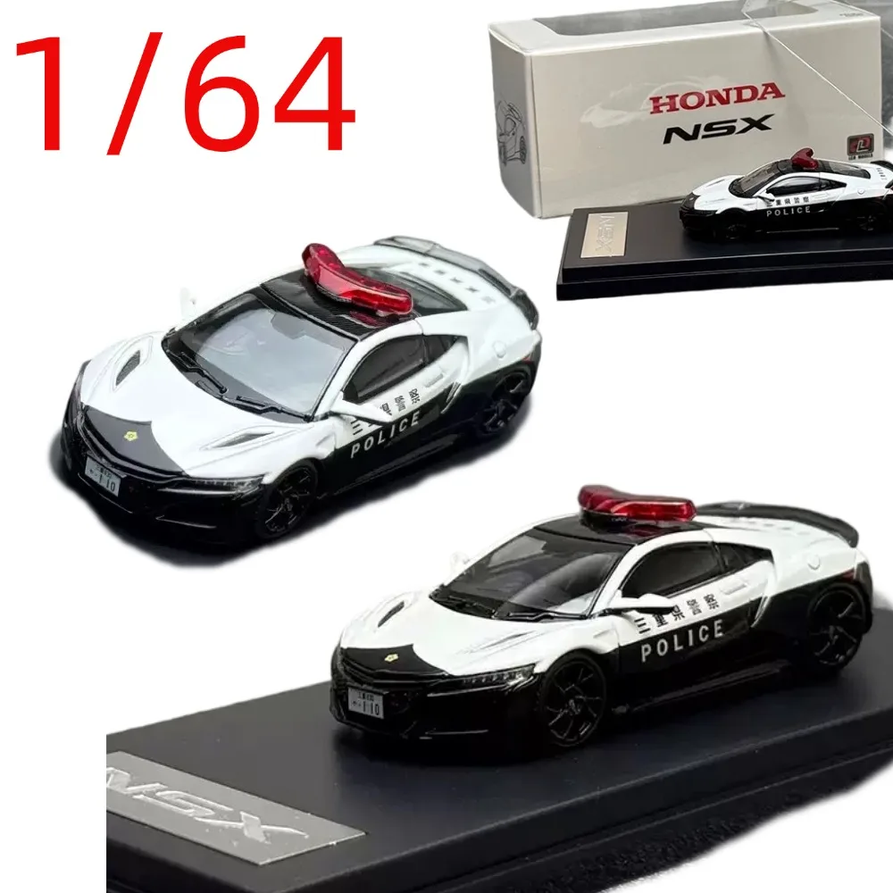 lcd-diecast-1-64-scale-honda-nsx-police-sports-car-model-alloy-honda-nsx-police-play-vehicles-model-collected-display