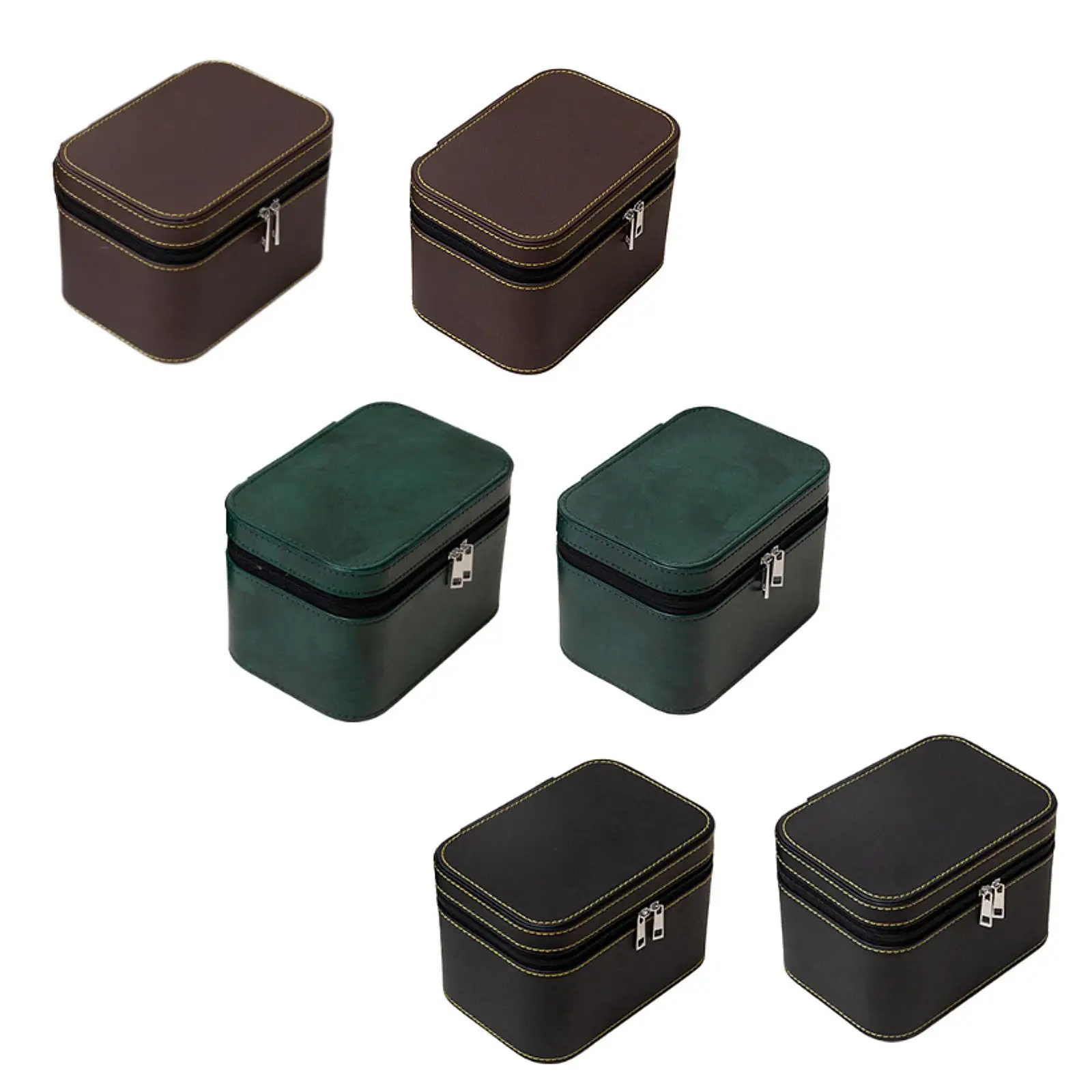 Bracelet Storage Box with 7 Slots PU Leather Holder Jewelry Storage Box for Mother's Day Showcase Wedding Dresser Engagement