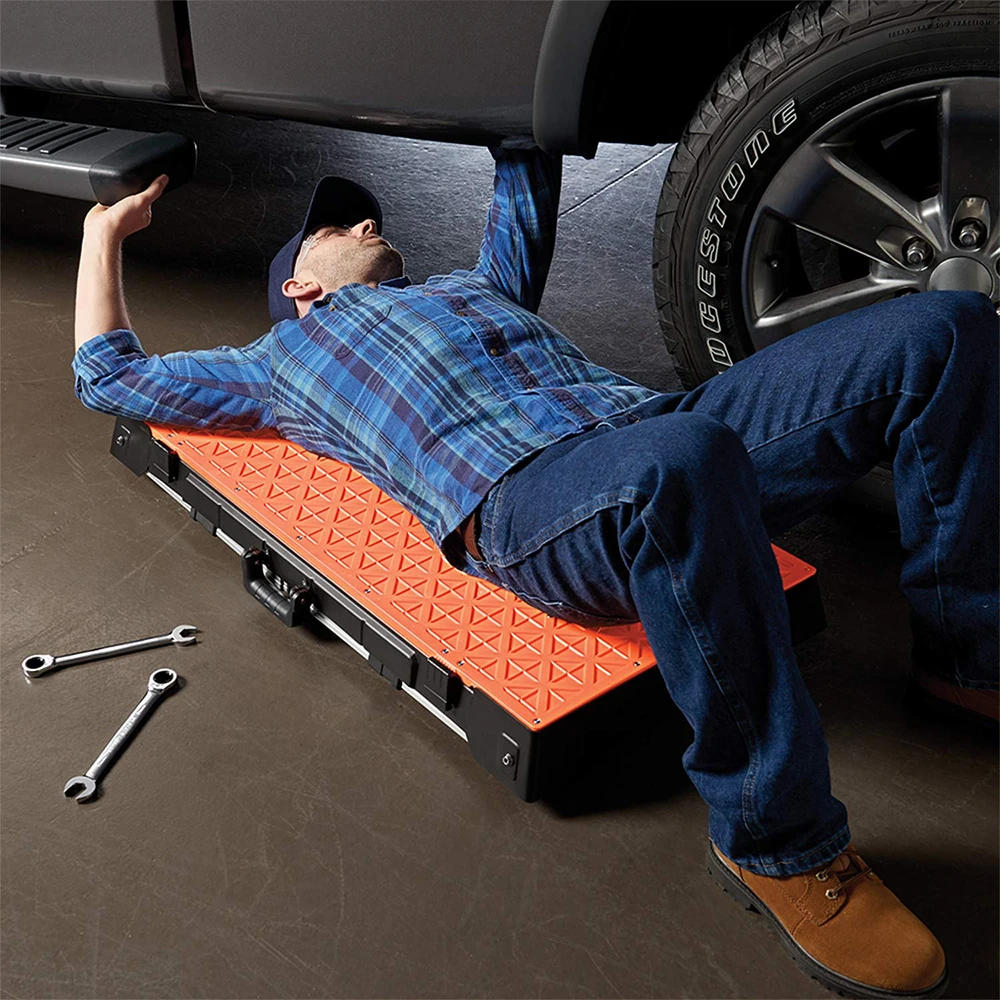 4-in-1 Reversible Top Workbench -Multifunctional Tool Table With Storage & Non-slip Surface