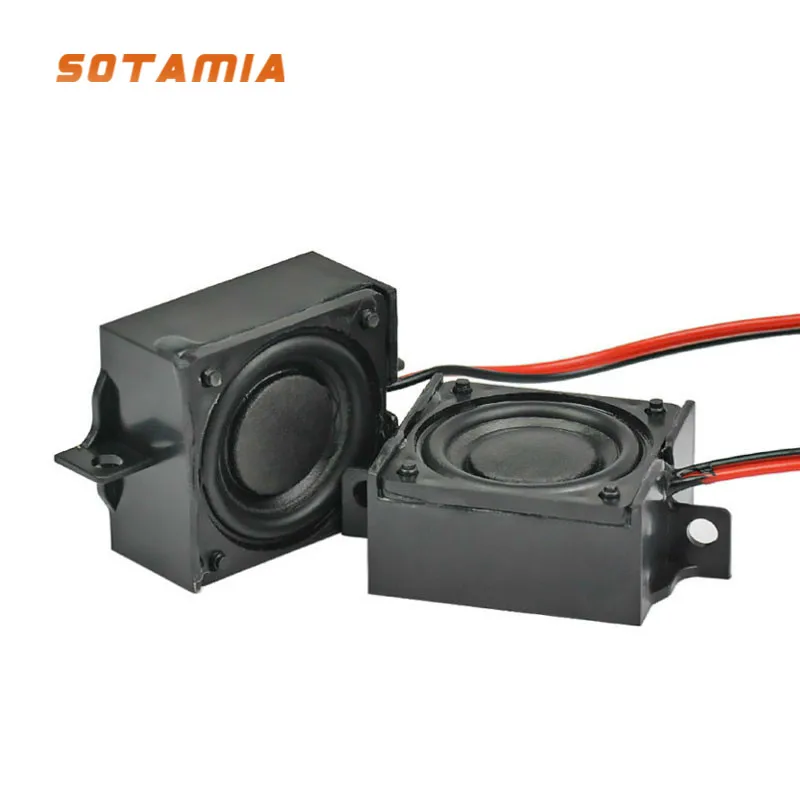 SOTAMIA 미니 오디오 사운드 스피커 박스, Altavoz 8 Ohm 5 W, DIY 홈 시어터 멀티미디어 TV 박스, 컴퓨터 스피커 확성기, 10 개