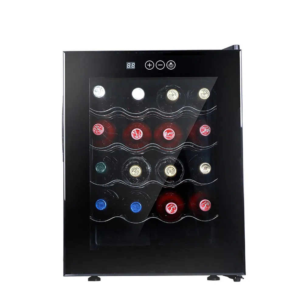 Gabinete de vino de 48L, gabinete de vino de temperatura constante, vitrina refrigerada para vino tinto, derin dondurucu para el hogar