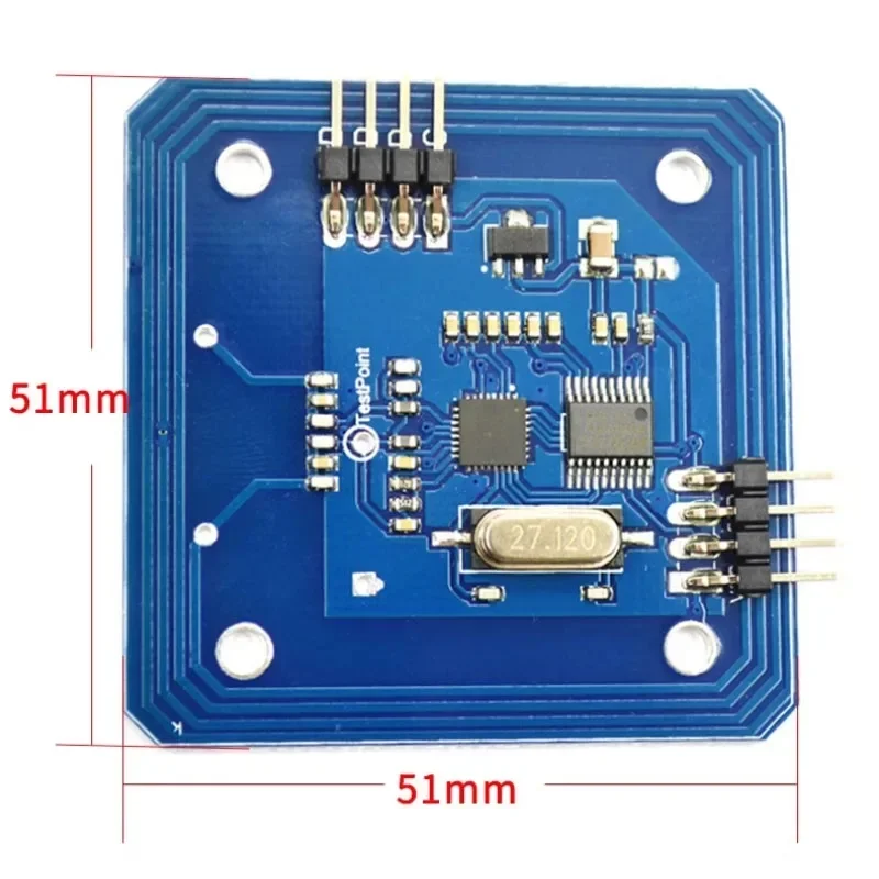 RC522 RFID Reader Module Serial 13.56mhz IC Card Reader MFRC522 RF module Development Board RFID
