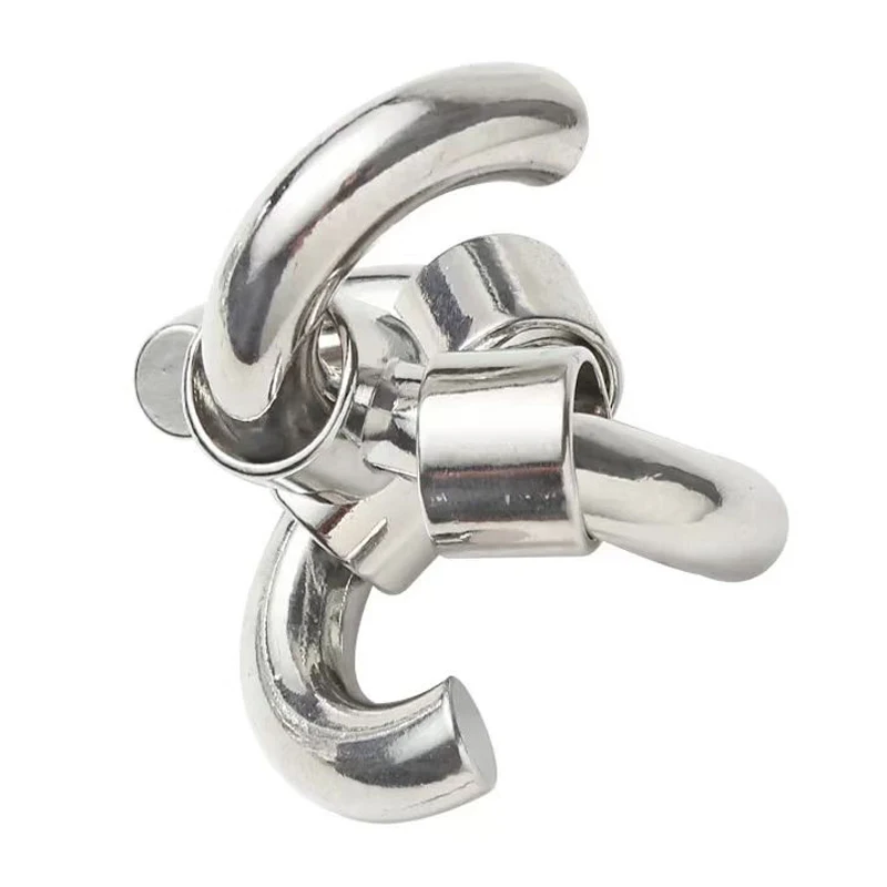 Schwierige Metall-Rätsel-Puzzles, IQ-Spiele aus Stahl für Kinder und Erwachsene, Entwirrung, Logik, Test, Geist, Herausforderung, geistiges Spielzeug