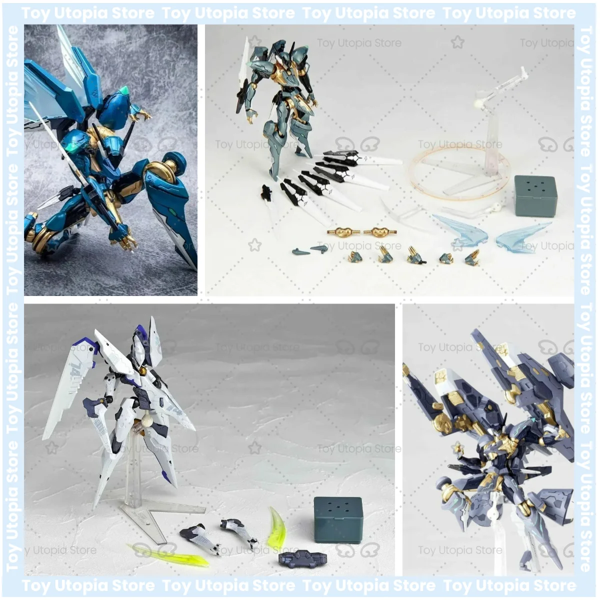 Figura de la serie Ultimate Zone de Kaiyodo, Anubis, Jeffrey, Vic Viper, modelo coleccionable, juguete para regalo