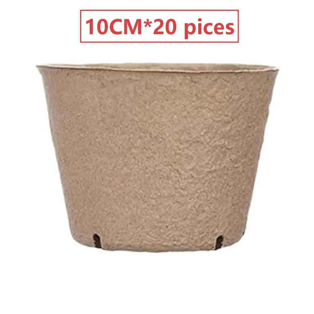Biodegradable Pots Made of Organic Pulp with Drainage Holes for Supporting Natural Root Growth and Decomposition