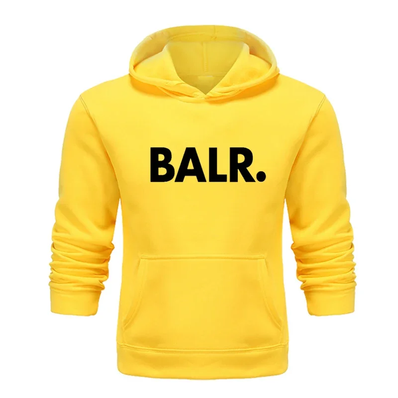 BALR New Fashion Trend Men\'s Hoodie Hoodie Women\'s Jumper Top Autumn Designer Hoodie High Quality All-in-one Sweatshirt