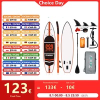 FunWater Cruise Inflatable Stand Up Paddle Board Ultra-Light Surf Sup Board Non-Slip Water Sport Paddling Board with Accessory