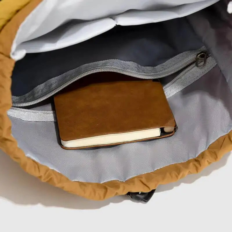 나일론 백팩 대용량 책가방 경량 드로스트링 스쿨백 핸드백 캐주얼 숄더 토트 대용량 통근 가방