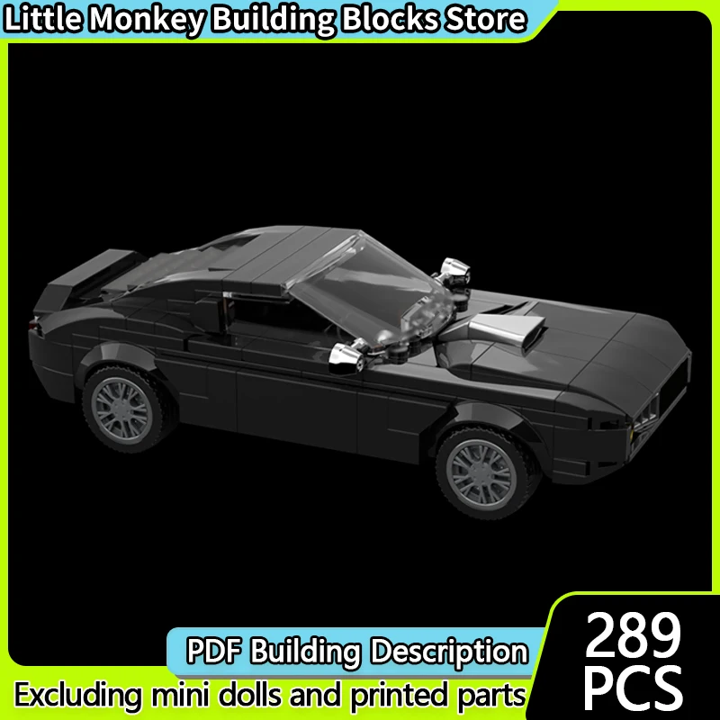 

Speed Racing Car Model MOC Building Bricks GT500 Muscle Sports Car Modular Technology Children Holiday Gifts Assemble Toys Suit