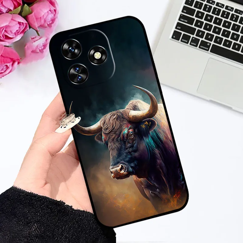 Cases For Oukitel C51 Cute Astronaut Fashion Painted Shockproof Soft Bumper For Oukitel C51 Coque OukitelC51 Phone Capa Fundas
