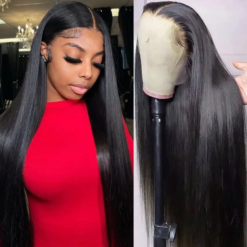 HD Lace Frontal Wig 28 30 inch Straight Human Hair Wigs 180 % 13x4 Transparent Lace Front Wigs 5x5 Human Hair Lace Frontal Wigs