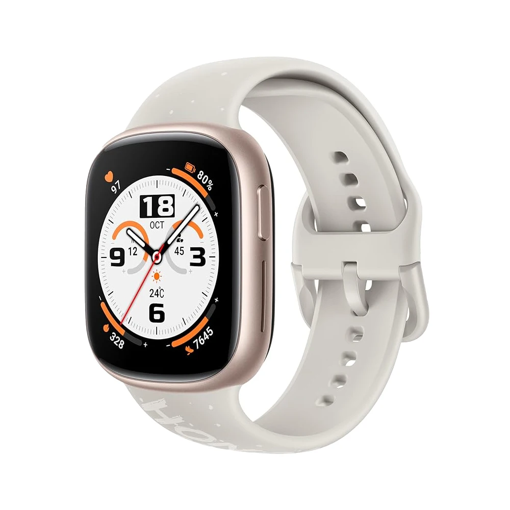 Global Version HONOR Watch 4 Smart Watch 5ATM Bloedzuurstofmonitor BT5.2 GPS Bluetooth 5.2 tot 14 dagen lange batterij