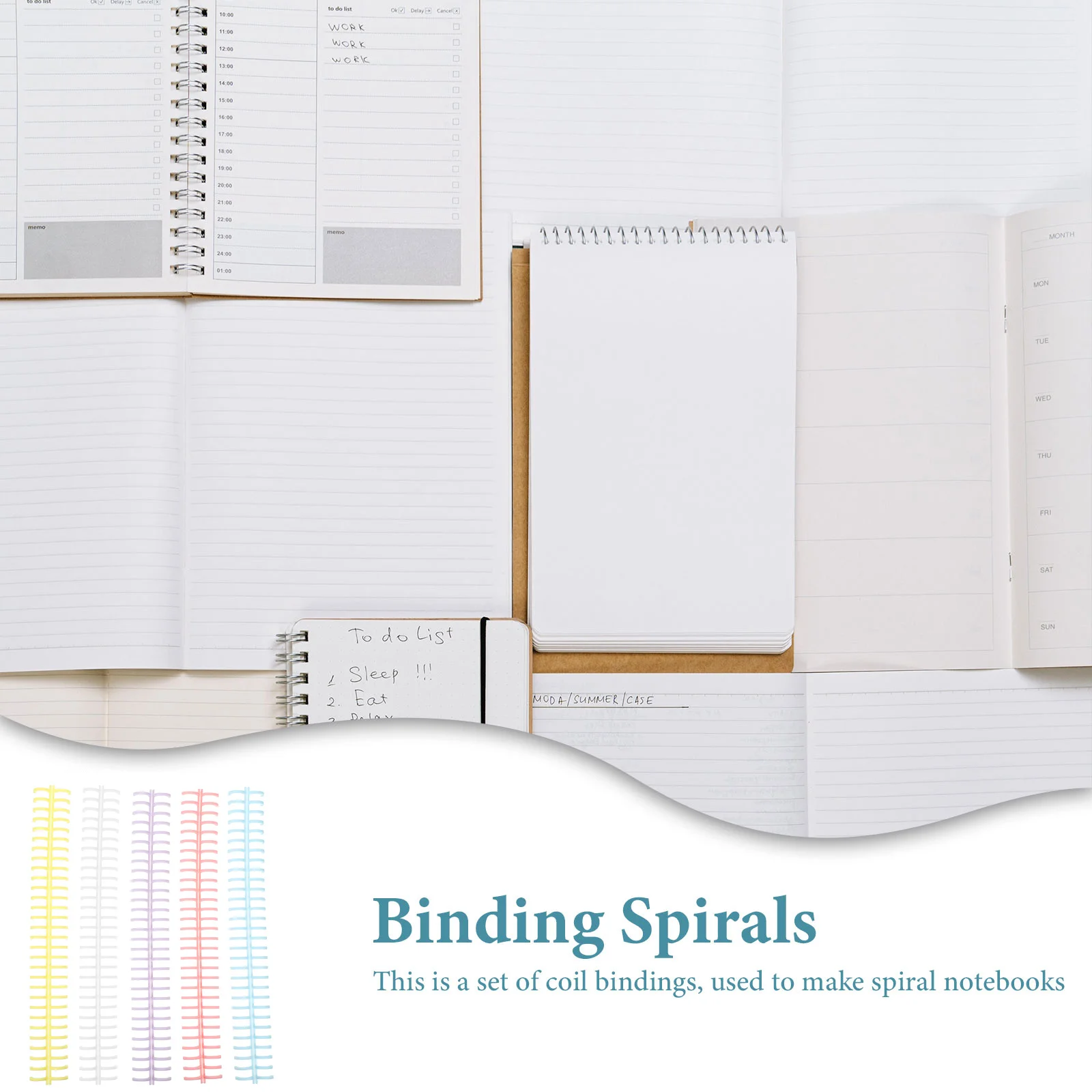 

10pcs Plastic Binder Rings Replacement Wire Binding Rings For Notebook Scrapbook Diy Book Binding Supplies Loose Leaf