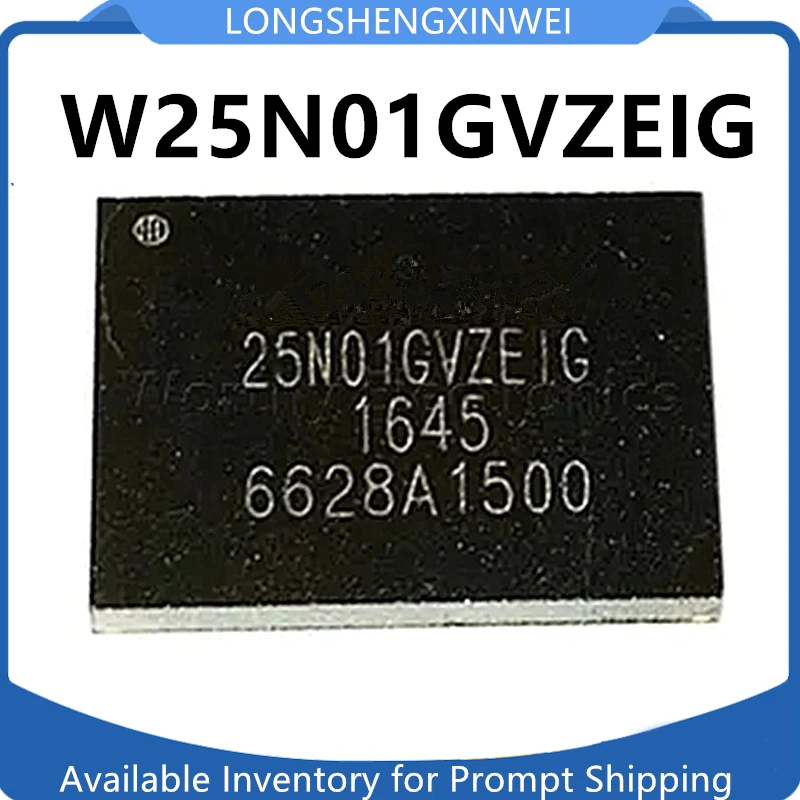 1PCS SMD W25N01GVZEIG 25N01GVZEIG WSON-8 3V 1Gb Serial NAND Flash Chip