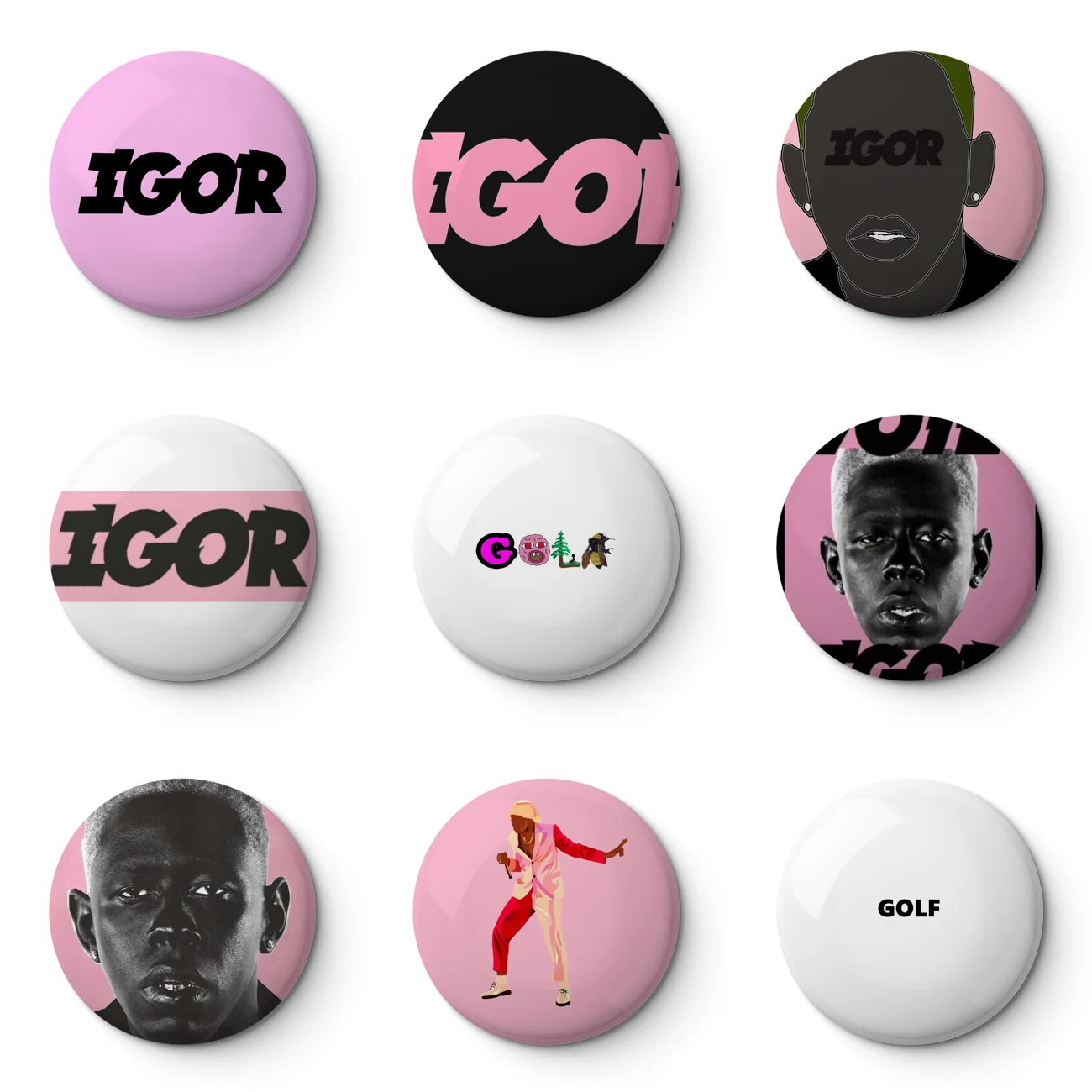 Igor Title Tyler The Creator Soft Button Pin Customizable Metal Decor Women Jewelry Gift Cute Funny Hat Lover Lapel Pin