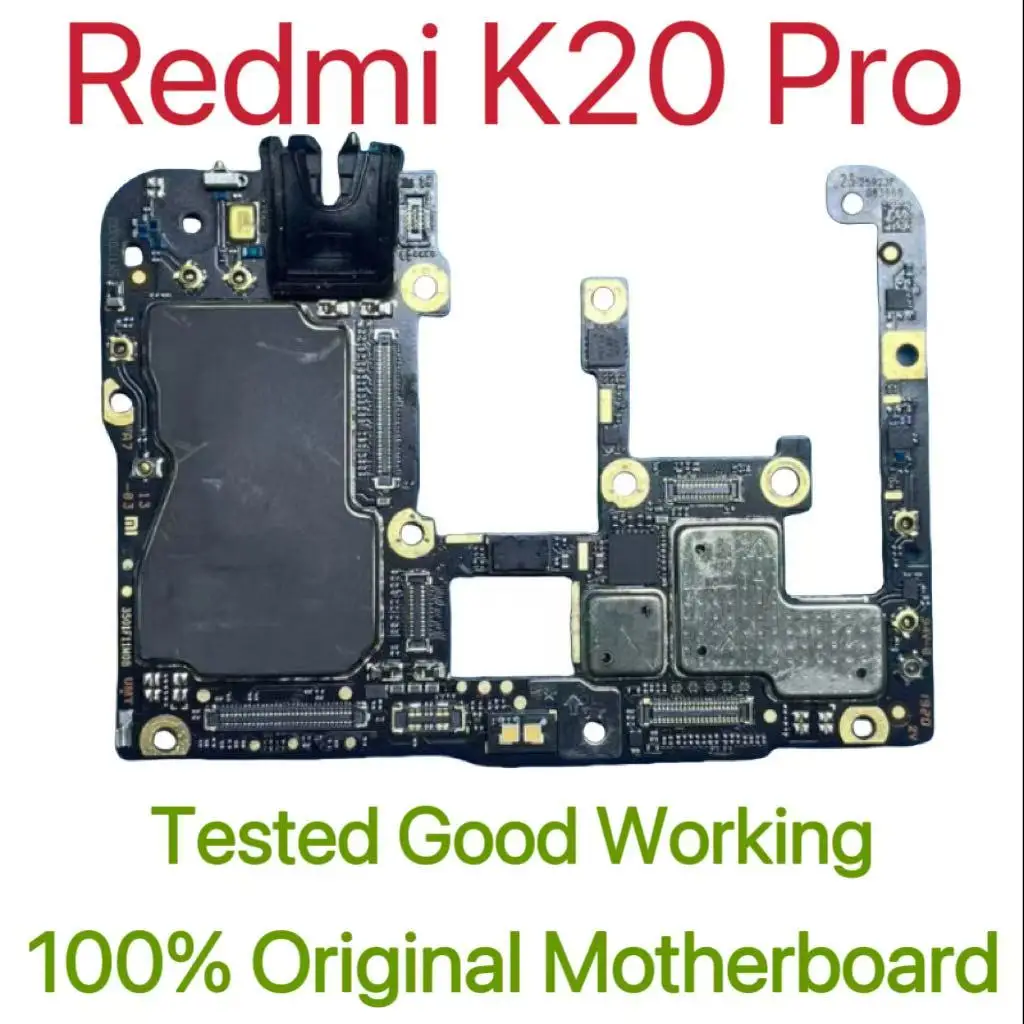 Global Version Original Unlocked Motherboard for Redmi K20 Pro Tested Circuit Plate Main Logic Board for Redmi K20 Pro