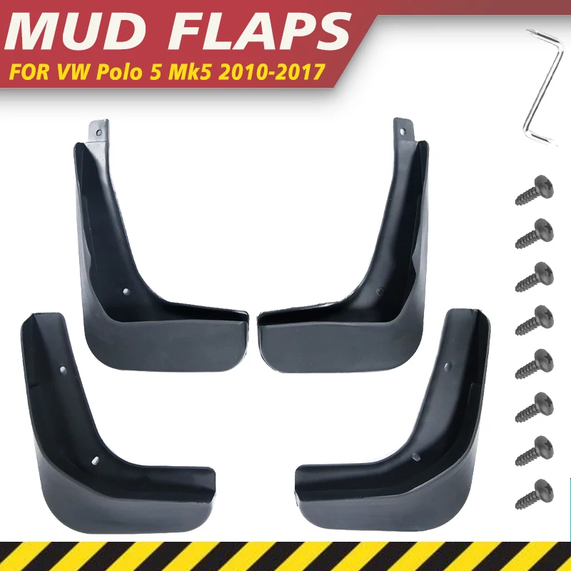 

Mudguards For Volkswagen VW Polo 5 Mk5 2010-2017 Splash Mudflaps Fender Flares Mud Flap Splash Guards Wheel Parts Accessorie