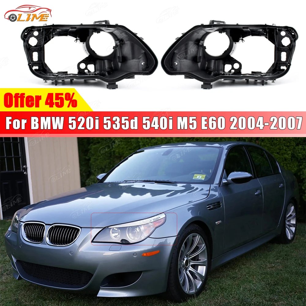 

High-Payout Edition Fit For BMW 520i 535d 540i M5 E60 2004-2007 D1S Headlight Housing Base Replacement Part with AFS System
