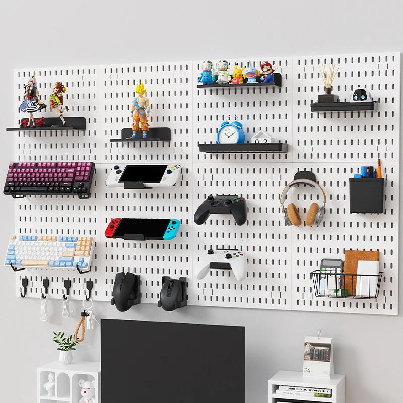 pegboard-wall-organization-rack-pegboards-kitchen-garage-wall-panels-display-stand-door-back-storage-holder-perforated