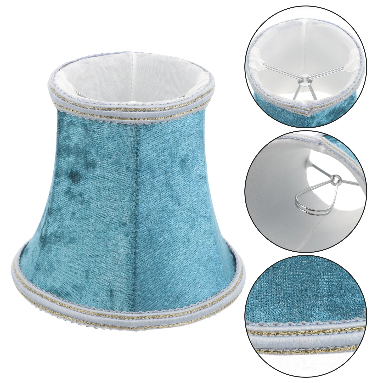 

Cloth Lampshade Drum Replacement For Ceiling Lamp Chandelier Wall Light Vintage Barrel Shade Small Lamp Accessories